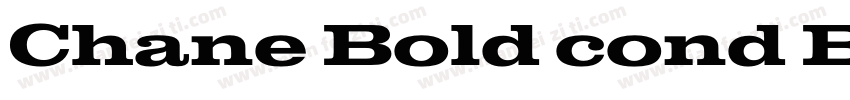 Chane Bold cond Bol字体转换